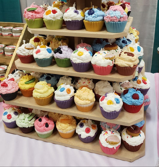 Single Standard Size Cupcake Candle - Choose Your Scent